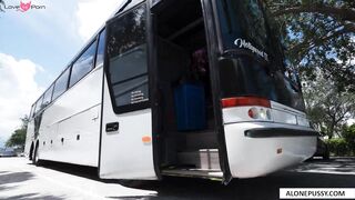 cheating boyfriend gets bus ted