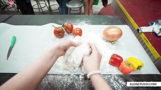 cooking class tits and ass