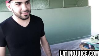 Colombian straight stud unloads jizz on spitroasted bitch's face