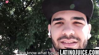 Colombian straight stud unloads jizz on spitroasted bitch's face