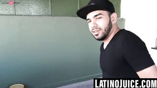 Colombian straight stud unloads jizz on spitroasted bitch's face