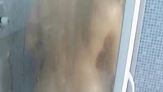 Sultry Sapphic Delights 3 Perfect Lesbians Unite inside the Shower