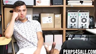 Handsome perp swallows then takes the guard's BBC raw