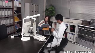 Horny patient gets wild medical treatment from alluring doc