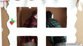 "White Christmas Blowjob Marathon - Step-Mom's Gift To Her Stepson"