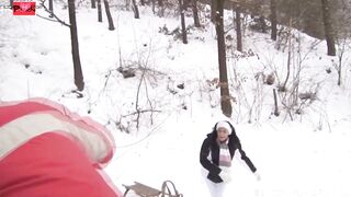 "Hot Milf's Christmas Gift to Her Husband - Cuties Sleeper Riding Blowjob Compilation"