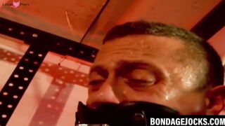 "Bondage Brawl - Hardcore Fights Between Hunks with Rope Restraints"