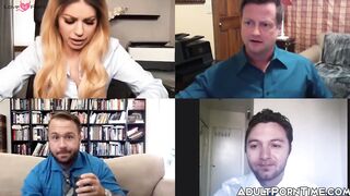 "Busted! Big-Titted Brooke Chase Gets Her Pussy Drilled Hard By A Huge Dong"