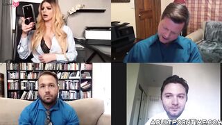 "Busted! Big-Titted Brooke Chase Gets Her Pussy Drilled Hard By A Huge Dong"
