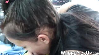 "Public Pickup - Prostitute Gives Outdoor Blow Job To A Stranger"