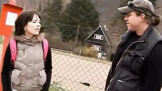BusStop-PickUp: Hot MILF Picked Up For A Wild Ride And Fucked In Public!