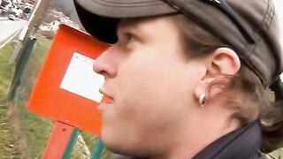 BusStop-PickUp: Hot MILF Picked Up For A Wild Ride And Fucked In Public!