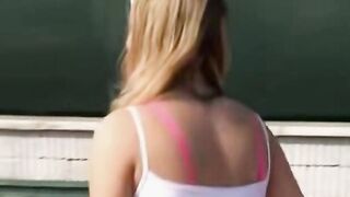 "Outdoor Freaks #2: Public Sex Adventures", tagged with outdoor, public, sex, fucking, blonde, big-tits, natural-boobs, busty, doggy-style, reverse-cowgirl