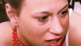 Three Way Pleasure Party! MILF #1 & #2 Share Big Dick With Step-Son In Threesome Action