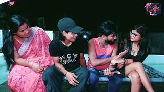 "Big Boob Babe Shares Husband With Friend - Hardcore Threesome Action"