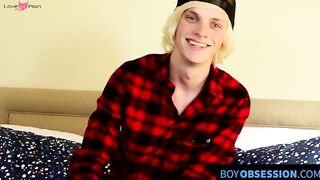 "Boy's Booty Toy Play & Masturbation Orgasm"