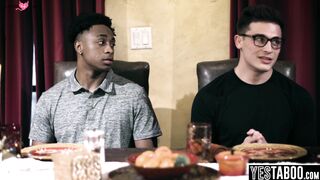 "MILF Cougar Throats Teen in Hardcore Group Sex Foursome"