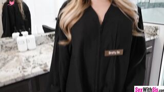 "Sexy Stepsis's College Commencement - Step-Brother Surprise"