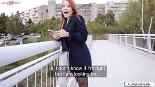 "Public Affairs #2: Redheaded Russian Babe Gets Fucked Outdoors Amateur Style"