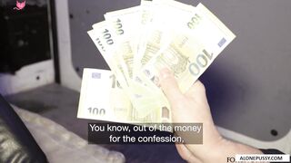 "Public Pick-Up Surprise Squirter - Redhead Babe Fucks Stranger in Car"