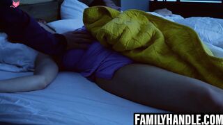 "Beard-Stroking Step Mom Facesitting & Facial For Huge Load"