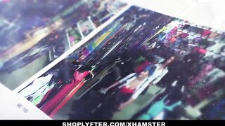 Shoplyfter- Hipster Shoplyfter Caught between 2 dicks