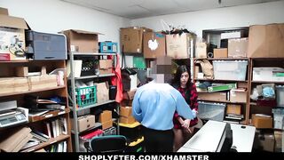 Shoplyfter- Hipster Shoplyfter Caught between 2 dicks