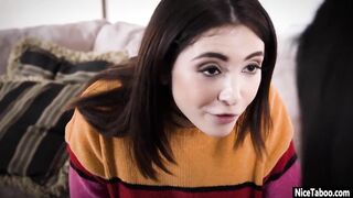 Naive mom Joanna Angel shared dick with barely legal Jane Wilde