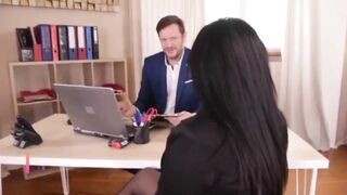 Bootylicious Hispanic Slut Kesha Ortega Polishes Boss' Pecker
