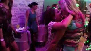 Gina (36), Anett (eighteen) and Dina (21) Making Out and Groping