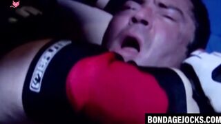"Dominant Wrestler Chokes Up Big-Titted Babe in Hardcore Submission Fight"