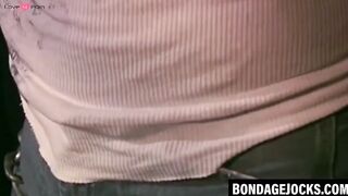 "Tatted Up Uniform Guy Faces Chains Bondage Erotic Fantasy"