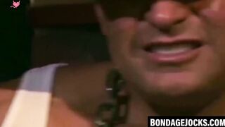 "Tatted Up Uniform Guy Faces Chains Bondage Erotic Fantasy"