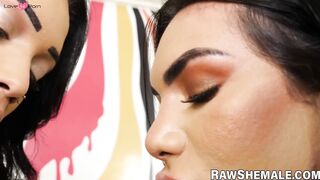 "Rough Fist Pounding - Bare Ass Fuck with Anal-Filled Gabby Mae & KellyMelo"