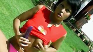 "Public Beach Blowjob & Riding - Sun Kissed Babe with Big Dick Fucks Outdoors"