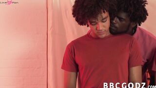 Raw Threesome Frenzy - Black Guys Share Big Dick Action