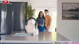 College Cutie Parker Ambrose Rides Big Dick of Her College Professor - Alex Coal