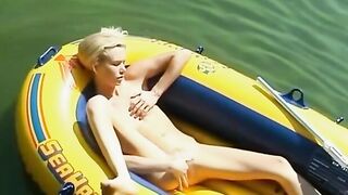 Debbie's Sexy Sailor Voyage - Naughty Navy Girl Fingers Hairy Pussy & Orgasms