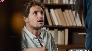 Library Whisperers - Reagan Foxx & Mary Kate Moss Share Secrets of Sex With Tyler Nixon