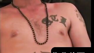 Ink-Smeared Thugs Solo Masturbation Session