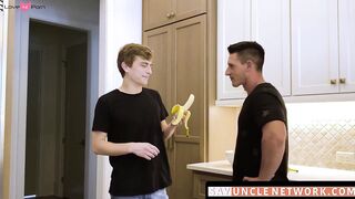 Muscled Step-Daddy Fucks Twinks Ass Hard & Deep In The Pool