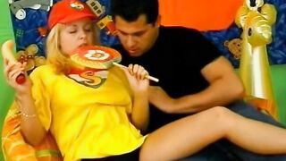 Blondes Do It Better! Sanne Massage & Sensuous Fuck With A Huge Load On Ass!