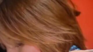 Redhead Babe Sucks Off Her Man's Dick in Passionate Blowjob Session
