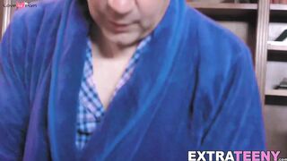 Petite-Babe's First Time - Older Guy Fucks A Skinny Girl With Glassy Eyes