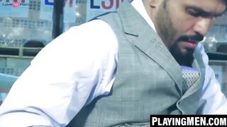 Jean Francois Fucks Captured Mike Demarkos Chonky Body in Anal Fuck
