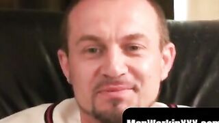 Hairiest Older Guy Jerks Off & Explosive Jizzy Orgasm