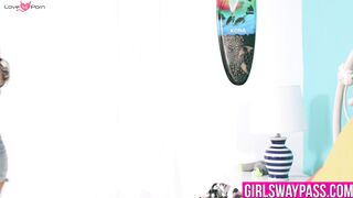 Emily Willis learns Scarlett Sage likes her and they fuck