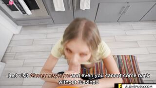 cum loving roommate sneaks into a threesome