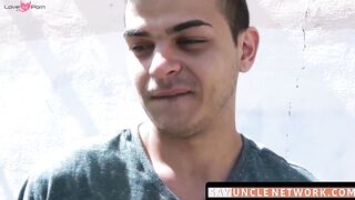 SayUncleNetwork.com - Straight Latino cums hard while barebacked deep and raw in POV