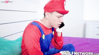 Horny Halloween spooky date with hot Sophia West and Rion King